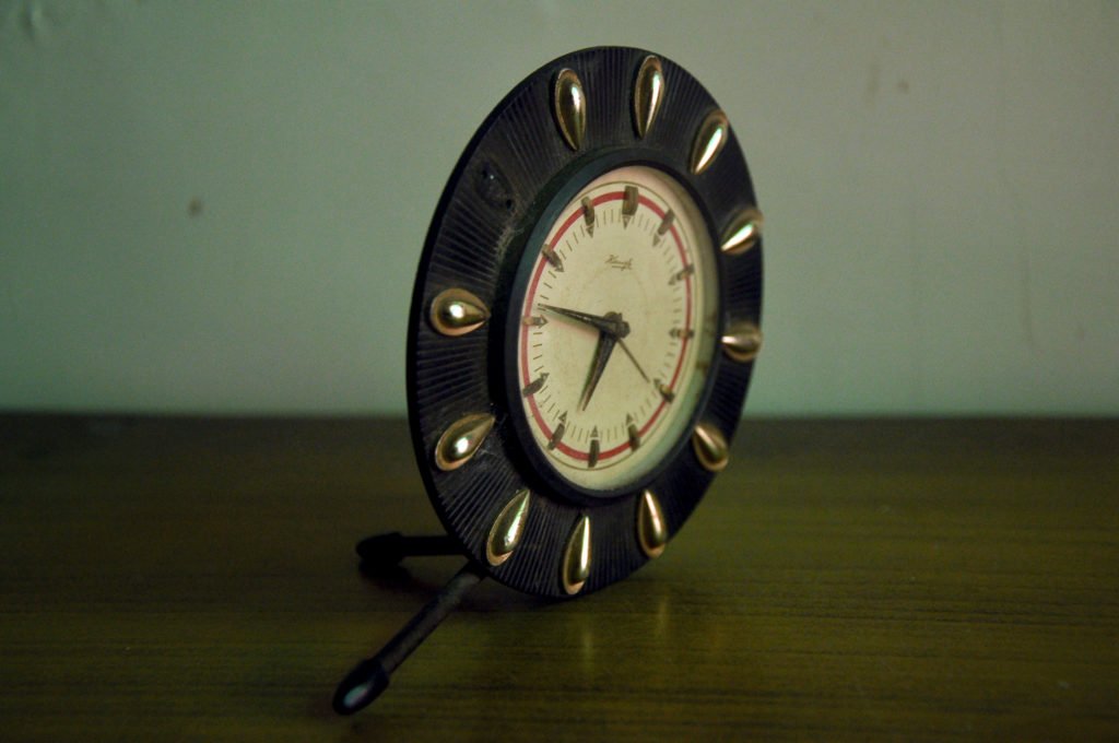 A Kienzle Uhren mantle-clock purchased in 1959 by Bhanu Pratap Singh