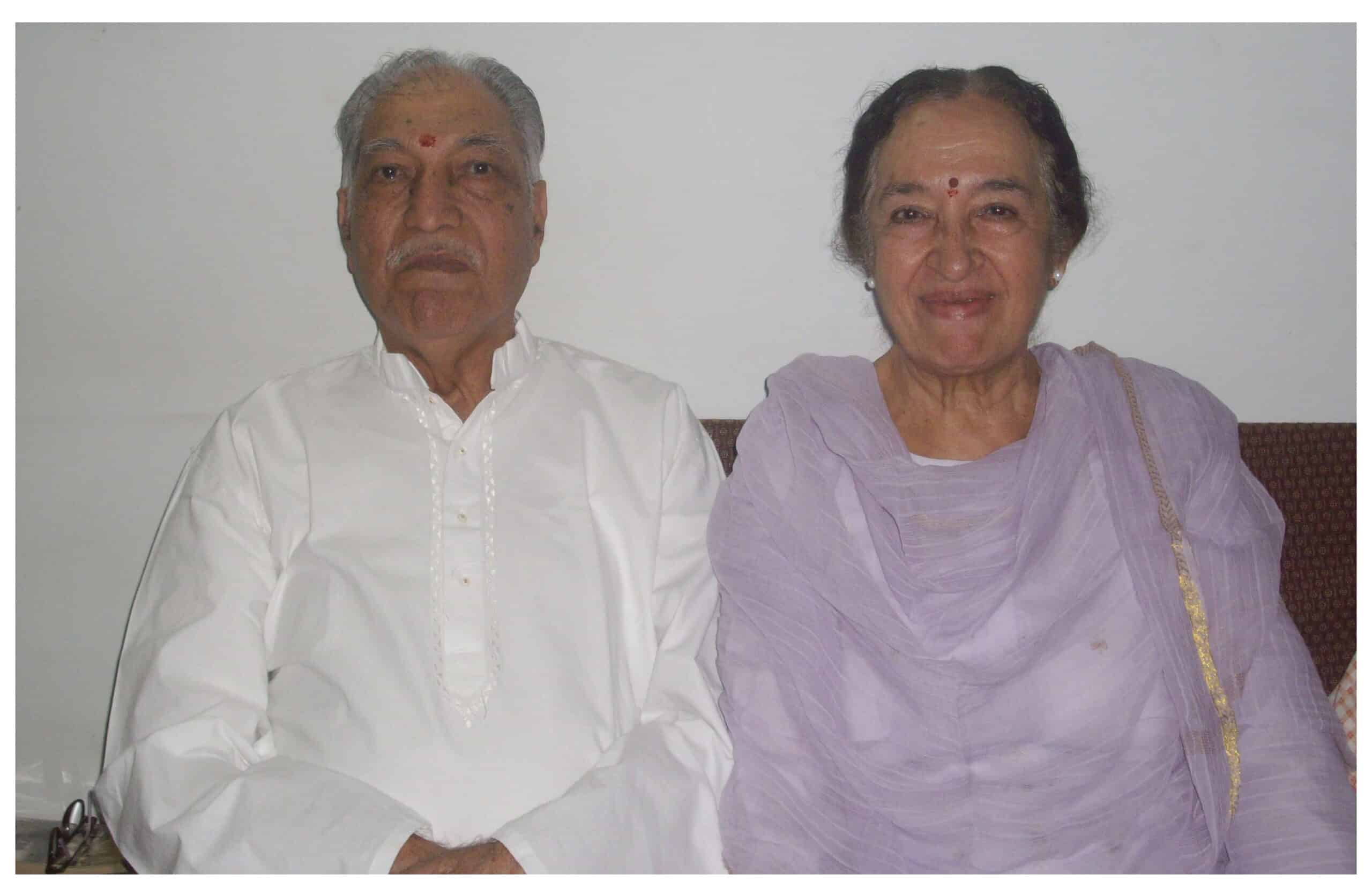 Prem Kanta Anand with her husband Bharat Bhushan Anand – Museum of